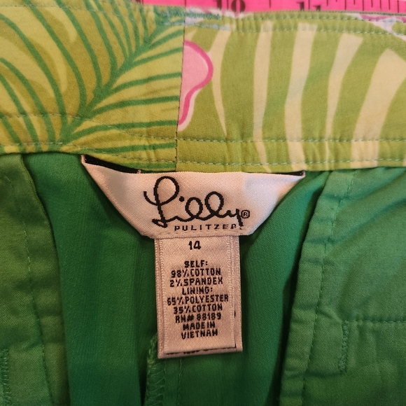 Lilly Pulitzer Green Flare Jeans - Picture 3 of 8